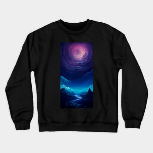 Space Night Crewneck Sweatshirt